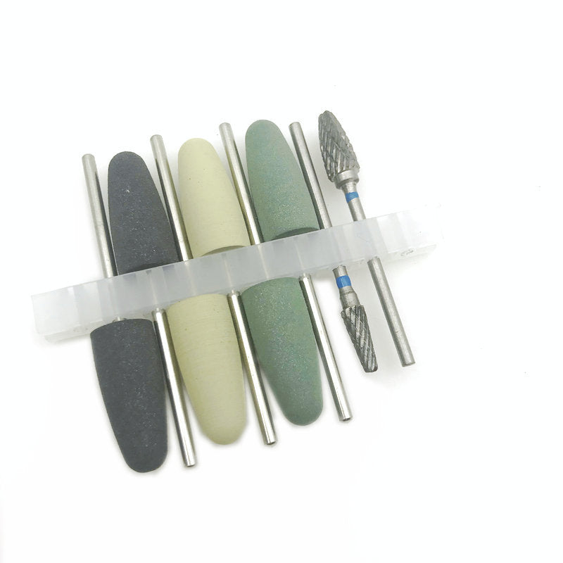 Dental Base Resin Denture Grinding And Polishing Head Set